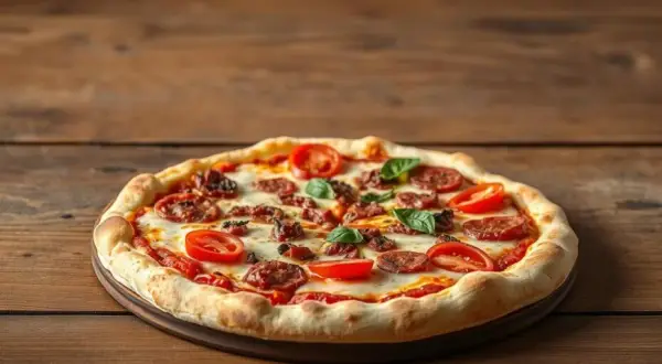 Ile waży pizza 40 cm? Zaskakujące różnice w wadze zależnie od dodatków