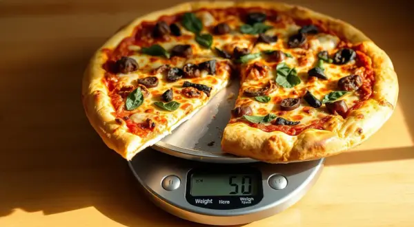Ile waży pizza 50 cm? Poznaj fakty i zaskocz się!