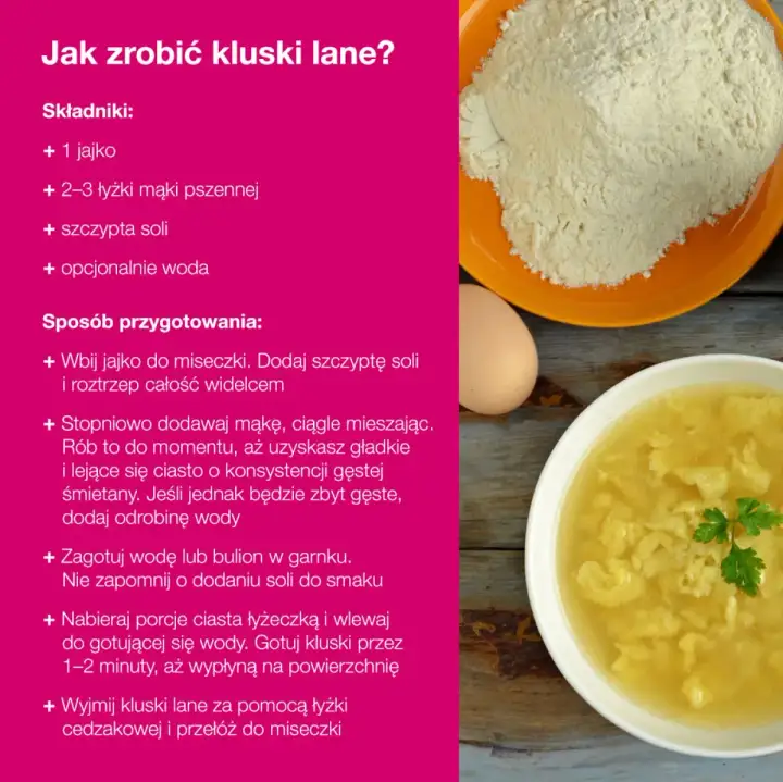 Jak zrobić lane kluseczki do zupy - prosty przepis i wskazówki